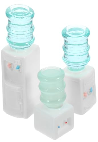 VICASKY Miniature Water Dispenser Model Children's Plaything Dollhouse Accessories Mini Water Cooler Educational Model