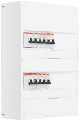 ABB Tableau 2 rangées pré-équipé 1 ID 63A + 1 ID 40A + 9 disjoncteurs