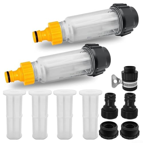 HpLive Water Filter Garden Hose, Water Filter Garden Hose, Filling Filter Set, Water Filter Garden Hose for Pressure Washer, for MOTORHOME, Garden Pump