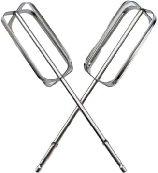 Lot de 2 têtes de mixage électriques en acier inoxydable pour batteur d'œufs - Pièce de rechange