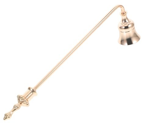 Alipis Kerzenlöscher Aus Kerzenlöscher Kerzendochtlöscher Kerzenflammenlöscher Dochtflammenlöscher Kerzenzubehör Vintage Design Langlebiges Werkzeug Praktisches Zubehör Sicheres Löschen