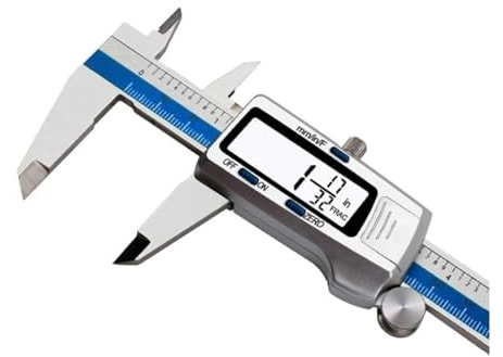 ET52 150mm Calibro digitale da 6 pollici Calibro a corsoio elettronico ad alta precisione da 0,01 mm in acciaio inossidabile Display for frazione/mm/pollici