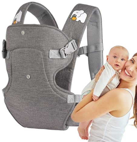 Babytragetasche, Neugeborenentransporter | Babytrage mit Hüftsitz - Alle Transportstationen tragen einen vorderen und hinteren Hüftsitz für Kinder von 9 bis 9 Jahren