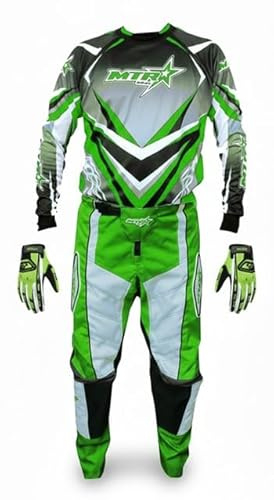 Equipación motocross infantil MTR camiseta pantalón y guantes