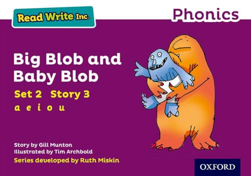 Big Blob and Baby Blob (Purple Set 2 Storybook 3) (Read Write Inc. Phonics)