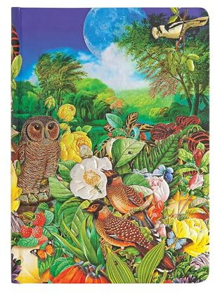 Moon Garden Lined Hardcover Journal