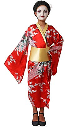 Costumizate! Disfraz de Geisha talla 7-9 especial para niños fiestas de disfraces o carnaval
