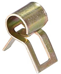 sourcing map 6 mm 1/4 Zoll Federband Typ Action Kraftstoff/Silikon Vakuum Schlauch Rohrschelle Niederdruck Air Clip Klemme Klemme 50 Stück