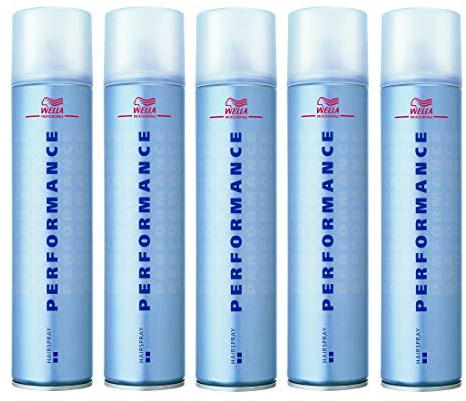 5 unidades de laca para el cabello Performance Extra Strong Wella Professionals 500 ml