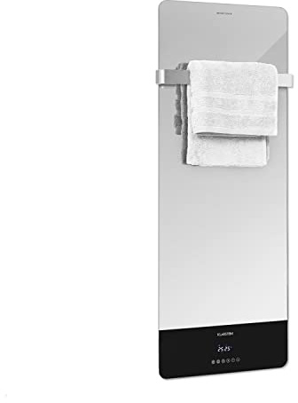 Klarstein Hot Spot Infrarotheizung, Thermostat, Erkennung offener Fenster & App-Control, Handtuchhalter, CO2-frei, IP24 Infrarot Heizgeräte