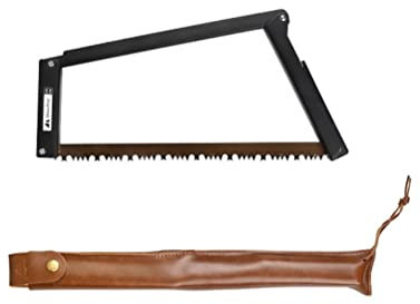 Edinber Sierra de campamento plegable, portátil, multifuncional, rectangular, para acampar al aire libre, senderismo, supervivencia, carpintería, herramienta de jardinería ligera