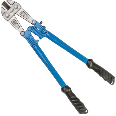 HÖGERT TECHNIK - Bolzenschneider Stangenschere 450mm - Professionelle Kompakt Bolzenschere - Extra gehärtete Schnittkanten – Hochwertiger Chrom-Molybdän-Stahl