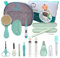 Kuketes - Set Cuidado Bebe Recién Nacido. Kit Higiene Para El Cuidado Del Bebe. Pack Accesorios Lima, Tijeras, Saca Mocos, Jeringa bebe, cepillo, peine. Kit completo bebes para viaje y uso diario