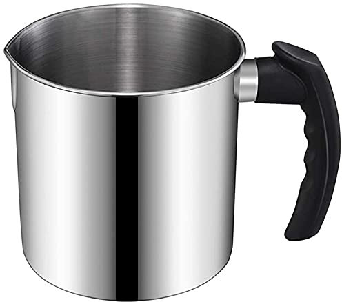 iFutniew Candle Making Pouring Pot, 44 Oz Double Boiler Wax Melting Pot, Candle Making Pitcher, Heat-Resistant Handle