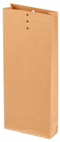 Versandtaschen, Muster-Versandbeutel, Papier, Braun, 140 x 345 x 50 mm, 250 Stück