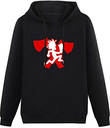 CHENKANG Hooded Top Custom Hatchetman Icp Long Sleeve Mens Sweatshirts Size L Black