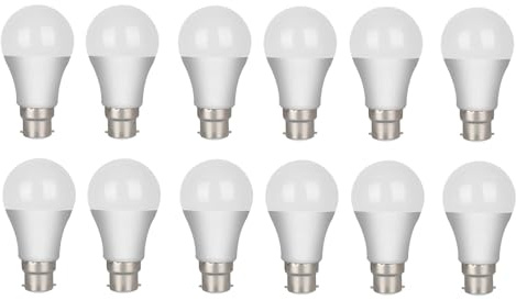LED Bulbs B22 Bayonet A19 12w Equivalent 100w Energy Saving Bulb Lighting No Flicker for Bedroom Living Room Home Lighting(B22 12W Warm White 3000K,12pcs)