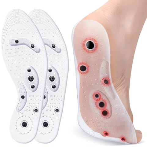 SWYSGS plantillas adelgazantes plantillas magneticas adelgazantes plantillas acupresion Plantilla Magnética,Ortopédicas,Acupresión,Prevención de la Fascitis Plantar Mejora la Calidad del Sueño,35-40