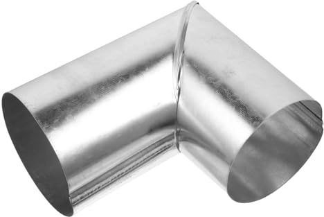 SOIMISS 90degree Chimney Elbow Metal Stove Flue Exhaust Vent Hose for Home Camping Use