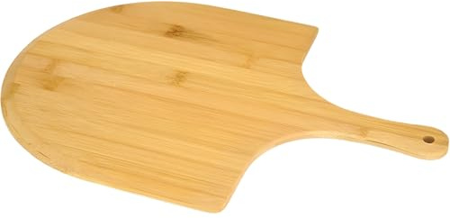 Pelle à pizza en bois de 40,6 x 28 cm avec poignée, idéale pour servir des steaks, des pâtisseries, etc
