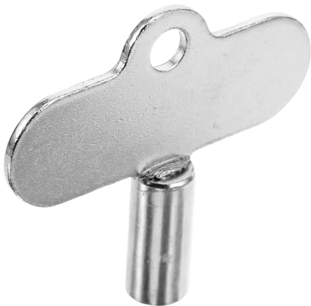Mikinona Radiator Bleed Key Zinc Alloy Socket Radiator Valve Air Vent Tool for Heating System Compact Portable for Efficient Air Bleeding and Water Tap Maintenance