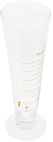 TOYANDONA High Temperature Resistant Glass Beaker Triangular Laboratory Measuring Cup with Clear Scale for Accurate Science Experiments and Chemical Biological Lab Use