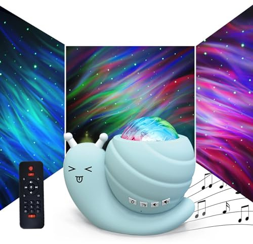 BT Speaker Night Light Starry Sky Projector Lamp Aurora Projection Atmosphere with Relaxing Music Creative Bedroom Suitable for All Ages