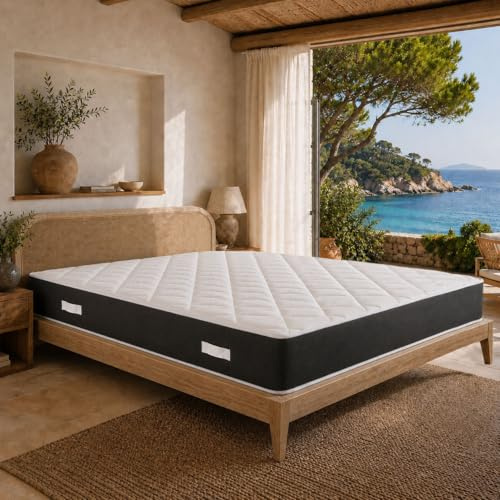 GEEMMA s.r.l. Materasso matrimoniale 170X190 Cm CONFORTEVOLE che NON SCALDA | Materasso ortopedico alto 20 cm contro il mal di schiena | MADE IN ITALY, Anallergico - MOD. PRIME 20