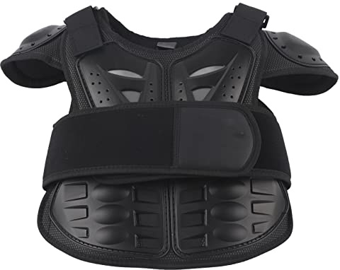 Hidyliu Barn Riding Armor Bekväm Andningsbar Skyddsväst för Barn, PE + EVA för Motorcykelcykelskoter (S)
