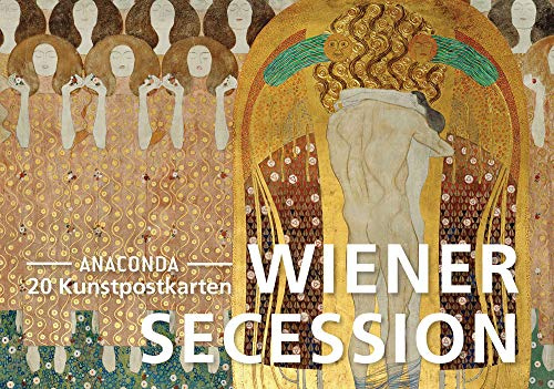 Postkarten-Set Wiener Secession: 20 Kunstpostkarten aus hochwertigem Karton. ca. € 0,25 pro Karte (Anaconda Postkarten, Band 13)