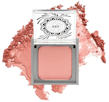 Honeybee Gardens Complexion Perfecting Blush Rendezvous, Soft Rose Natural & Glowy Finish Powder Blush for Cheeks, Highly Pigmented Long Lasting Blush, Vegan & Gluten-Free Face Makeup, 8.5g
