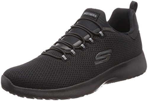 Skechers Mäns dynamight sportskor, sneakers, svart - 47.5 EU
