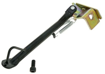 Seitenständer verstärkt schwarz kompatibel mit MBK Nitro 50cc, Yamaha Aerox | Roller-Seitenständer; verstärkt schwarz, Ø 22 mm, Gesamtlänge ca. 255 mm, klappt selbsttätig zurück; bis Bj. 2012 geeignet