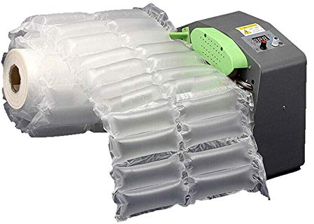 Máquina de cojín de aire portátil de 12 m/min velocidad de envoltura de burbujas de aire que hace la máquina máquina de embalaje inflable para tipos de película en varios anchos