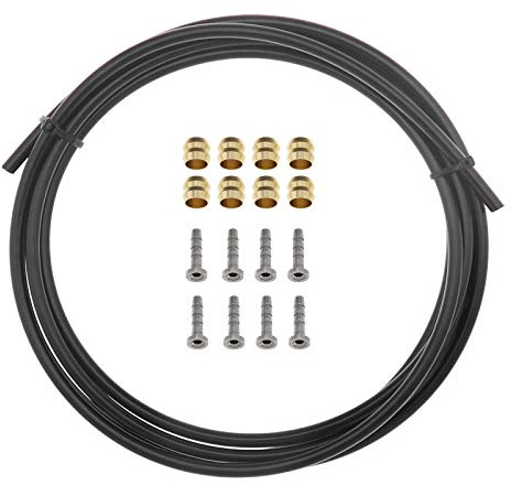 YINETTECH Reparatursatz für Hydraulische Scheibenbremse Schläuche 2,5 m Schlaucheinsatz Kompatibel mit MTB Fahrradbremse BH90