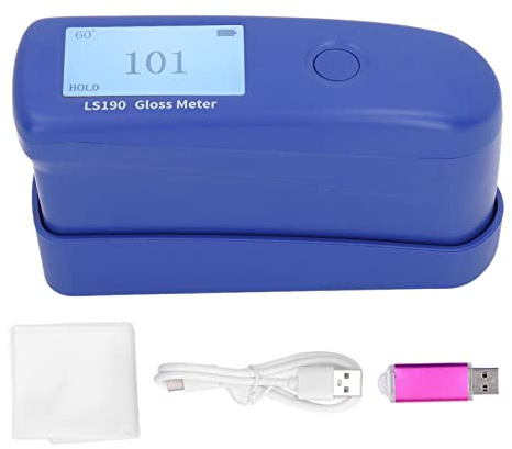 Medidor de Brillo Medidor de Brillo Portátil Medidor de Brillo de Cristal Líquido Digital Adecuado para Inspección por Lotes