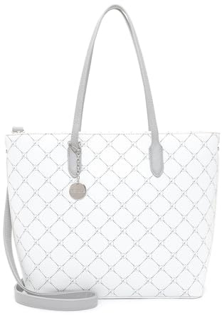 Tamaris Anastasia Shopping Bag White/Grey