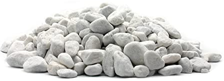 clorophilla. Sassolini Décoratifs pour Pots - en marbre blanc de Carrare authentique - 7–15 mm | Pierres décoratives pour pots transparents - qualité supérieure | Décoration élégante - Environnements