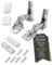 DEKAROX Türscharnier Set oben + unten für Whirlpool Bauknecht Ignis 481231018626 481990303995 Hettich für Kühlschrank Gefrierschrank