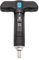 BIKE BROZ Llave dinamométrica de 1/4 para bicicleta, motocicleta, etc. 2-8 Nm | Destornillador de par pequeño con juego de brocas en cruz, ranura, torx y hexágono en forma de T para viajes