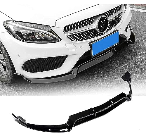 BOJOUL Frontstoßstange Lip Bodykit, für Benz C Class W205 C205 Sport 2015 2016 2017 2018 Auto Frontspoiler FrontstoßStange Splitter Diffusor Frontlippe Spoiler Splitter Body Kit