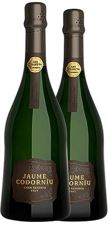 Codorníu Ars Collecta Jaume Cava Gran Reserva 75 cl Espumoso blanco (Caja de 2 Botellas de 75 cl)