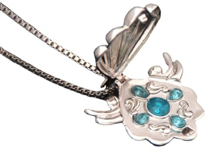 MayDee Mermaid Melody Collier De Coquillages à Sept Couleurs Pendentif pour Dames, Nanami Luchia Princesse Accessoires (E)