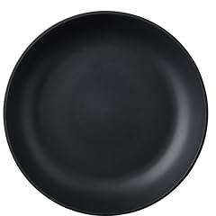 Mepal - Assiette creuse Silueta - Lavable au lave-vaisselle et résistant au micro-ondes - Assiettes en plastique - Assiettes plates - Vaisselle - 21 cm - Nordic black