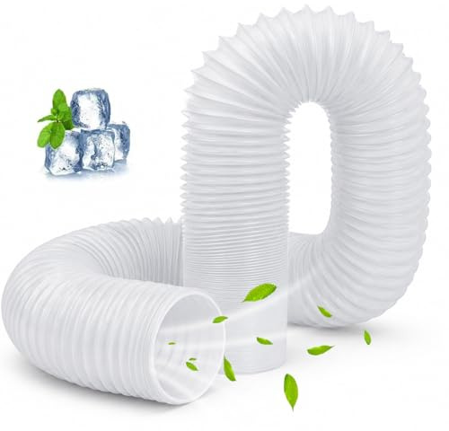 Tubo Climatizzatore, Tubo Flessibile per Sfiato di Scarico CA, Tubo di Scarico Aria Condizionata Portatile, Tubo Flessibile per Condizionatore, Tubo Flessibile AC Vent per Condizionatori Mobili
