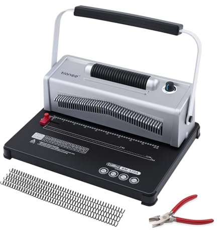 TIANSE Spiralbindemaschine