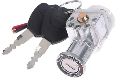 MedgAs Interruttore a Chiave on/off con accensione for Bicicletta elettrica di Tipo a Testa più Grande Blocco Involucro Batteria agli ioni di Litio for Bici elettrica for carichi Pesanti