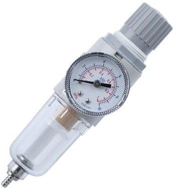 NULYLU Régulateur Pneumatique Pratique Avec Filtre Piège à Huile Et Eau Pour Compresseurs Et Outils Pneumatiques