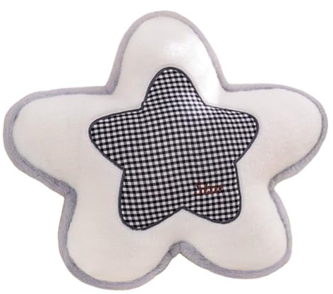 LICHENGTAI Kuschelkissen Mond Stern Herz Plüsch Kissen Dekokissen Flauschige Weiche Flauschige Zierkissen Sofakissen Weihnachten Geburtstags Geschenk für Kinderzimmer Schlafzimmer Deko