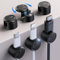 Chfeila 6 Stück Kabel Organizer [360°Drehbar & Twist-Lock] Magnetische Kabelhalter Kabelmanagement, Kabelclips für Ladekabel, Geeignet für Nachttisch/Auto/Wand, Büro-Schreibtisch-Accessoires (Schwarz)